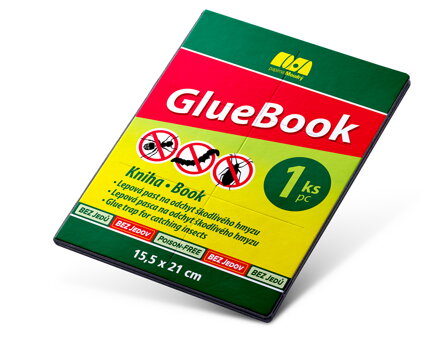 Lapač GlueBook (kniha) na lezoucí hmyz balení 5ks 